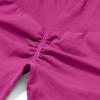 imageMOOSLOVER Women Strappy Backless One Piece Jumpsuits Tummy Control Padded Workout Rompers3 Hot Pink014