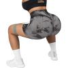 imageMOOSLOVER Women Seamless Booty Biker Shorts Scrunch Butt Lifting High Waisted Workout Shorts3 Black Tiedye3