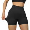 imageMOOSLOVER Women Seamless Booty Biker Shorts Scrunch Butt Lifting High Waisted Workout Shorts3 Black3