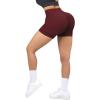 imageMOOSLOVER Women Seamless Booty Biker Shorts Scrunch Butt Lifting High Waisted Workout Shorts3 Deep Red 3