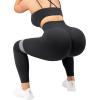 imageMOOSLOVER Seamless Butt Lifting Workout Leggings for Women High Waist Yoga Pants Compression Contour Tights1 Black