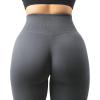 imageMOOSLOVER Seamless Butt Lifting Workout Leggings for Women High Waist Yoga Pants Compression Contour Tights1 Grey
