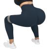 imageMOOSLOVER Seamless Butt Lifting Workout Leggings for Women High Waist Yoga Pants Compression Contour Tights1 Navy Blue
