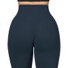 imageMOOSLOVER Seamless Butt Lifting Workout Leggings for Women High Waist Yoga Pants Compression Contour Tights1 Navy Blue