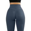 imageMOOSLOVER Seamless Butt Lifting Workout Leggings for Women High Waist Yoga Pants Compression Contour TightsBsteel Bluestrong Tummy Control008
