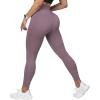 imageMOOSLOVER Seamless Butt Lifting Workout Leggings for Women High Waist Yoga Pants Compression Contour TightsDusty Pink