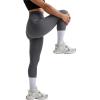 imageMOOSLOVER Seamless Butt Lifting Workout Leggings for Women High Waist Yoga Pants Compression Contour TightsGreysmile Contour