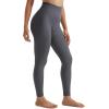 imageMOOSLOVER Seamless Butt Lifting Workout Leggings for Women High Waist Yoga Pants Compression Contour TightsGreysmile Contour