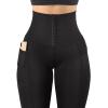 imageMOOSLOVER Women Corset High Waisted Leggings with Pockets Tummy Control Body Shaper Yoga Pants1 Black871