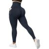 imageMOOSLOVER Women Corset High Waisted Leggings with Pockets Tummy Control Body Shaper Yoga Pants1 Blue Print