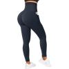 imageMOOSLOVER Women Corset High Waisted Leggings with Pockets Tummy Control Body Shaper Yoga Pants1 Blue Print