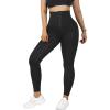 imageMOOSLOVER Women Corset High Waisted Leggings with Pockets Tummy Control Body Shaper Yoga Pants3 Black997