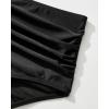 imageMOOSLOVER Women Mesh High Neck Bikini Sets High Waisted Two Piece Swimsuit Bathing Suits1 Black