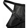 imageMOOSLOVER Women Mesh High Neck Bikini Sets High Waisted Two Piece Swimsuit Bathing Suits1 Black