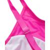 imageMOOSLOVER Women Mesh High Neck Bikini Sets High Waisted Two Piece Swimsuit Bathing Suits1 Hot Pink