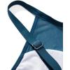 imageMOOSLOVER Women Mesh High Neck Bikini Sets High Waisted Two Piece Swimsuit Bathing Suits1 Peacock Blue