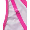 imageMOOSLOVER Women Mesh High Neck Bikini Sets High Waisted Two Piece Swimsuit Bathing Suits2 Pink