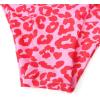 imageMOOSLOVER Women One Shoulder High Waisted Bikini Tie High Cut Two Piece SwimsuitsPink Leopard