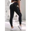 imageMOOSLOVER Women V Cross Waist Butt Lifting Leggings with Pockets High Waisted Yoga PantsBlack635