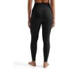imageMOOSLOVER Women V Cross Waist Butt Lifting Leggings with Pockets High Waisted Yoga PantsBlackruched Side