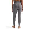 imageMOOSLOVER Women V Cross Waist Butt Lifting Leggings with Pockets High Waisted Yoga PantsGreyruched Side