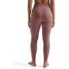 imageMOOSLOVER Women V Cross Waist Butt Lifting Leggings with Pockets High Waisted Yoga PantsRosy Brownruched Side