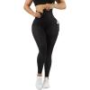 imageMOOSLOVER Women Corset High Waisted Leggings with Pockets Tummy Control Body Shaper Yoga Pants1 Black871