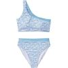 imageMOOSLOVER Women Cutout One Shoulder High Waisted Bikini High Cut Two Piece SwimsuitsBlue Floral23
