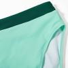 imageMOOSLOVER Women Cutout One Shoulder High Waisted Bikini High Cut Two Piece SwimsuitsDark Green14