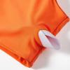 imageMOOSLOVER Women Cutout One Shoulder High Waisted Bikini High Cut Two Piece SwimsuitsOrange Yellow