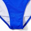 imageMOOSLOVER Women Cutout One Shoulder High Waisted Bikini High Cut Two Piece SwimsuitsSky Blue12