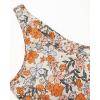 imageMOOSLOVER Women Cutout One Shoulder High Waisted Bikini High Cut Two Piece SwimsuitsYellow Floral22