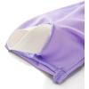 imageMOOSLOVER Women V Neck Knot Front High Waisted Bikini Sets High Cut Two Piece SwimsuitLight Purple