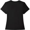 imageMOOSLOVER Womens Casual Basic Going Out Crop Tops Short Sleeve Crew Neck Tight T Shirts