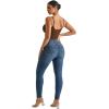 imageMOOSLOVER Women Zipper Sleeveless Shapewear Bodysuits Tummy Control Sculpting Body Suits Basic Cami TopBrown