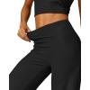 imageMOOSLOVER Womens High Waisted Wide Leg Yoga Pants Comfy Stretchy Loose Pants Black S M L XLBlack