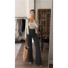 imageMOOSLOVER Womens High Waisted Wide Leg Yoga Pants Comfy Stretchy Loose Pants Black S M L XLBlackwith Pockets