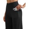 imageMOOSLOVER Womens High Waisted Wide Leg Yoga Pants Comfy Stretchy Loose Pants Black S M L XLBlackwith Pockets