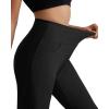 imageMOOSLOVER Womens High Waisted Wide Leg Yoga Pants Comfy Stretchy Loose Pants Black S M L XLBlackwith Pockets