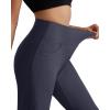 imageMOOSLOVER Womens High Waisted Wide Leg Yoga Pants Comfy Stretchy Loose Pants Black S M L XLNavywith Pockets