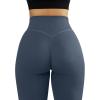 imageMOOSLOVER Seamless Butt Lifting Workout Leggings for Women High Waist Yoga Pants Compression Contour TightsBsteel Bluestrong Tummy Control008