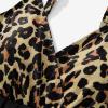 imageMOOSLOVER Women One Piece Swim Dress Swimsuit Tummy Control Ruched Skirted Bathing SuitLeopard