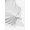 imageMOOSLOVER Women Cutout One Shoulder High Waisted Bikini High Cut Two Piece SwimsuitsWhite