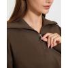 imageMOOSLOVER Women 2 Piece Lounge Matching Sets Modal Oversized Sweatshirt Wide leg Sweatpants Baggy TracksuitBrown