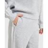 imageMOOSLOVER Women 2 Piece Lounge Matching Sets Modal Oversized Sweatshirt Wide leg Sweatpants Baggy TracksuitHeather Grey