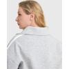 imageMOOSLOVER Women 2 Piece Lounge Matching Sets Modal Oversized Sweatshirt Wide leg Sweatpants Baggy TracksuitHeather Grey
