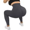 imageMOOSLOVER Women Corset High Waisted Leggings with Pockets Tummy Control Body Shaper Yoga Pants1 Strong Tummy Controldeep Grey