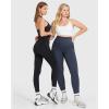 imageMOOSLOVER Women Corset High Waisted Leggings with Pockets Tummy Control Body Shaper Yoga PantsModerate Tummy Controlblack
