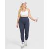 imageMOOSLOVER Women Corset High Waisted Leggings with Pockets Tummy Control Body Shaper Yoga PantsModerate Tummy Controlblue Ashes