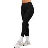 imageMOOSLOVER Women High Waisted Workout Leggings Seamless Compression Tummy Control Yoga Pants No Front SeamBlack